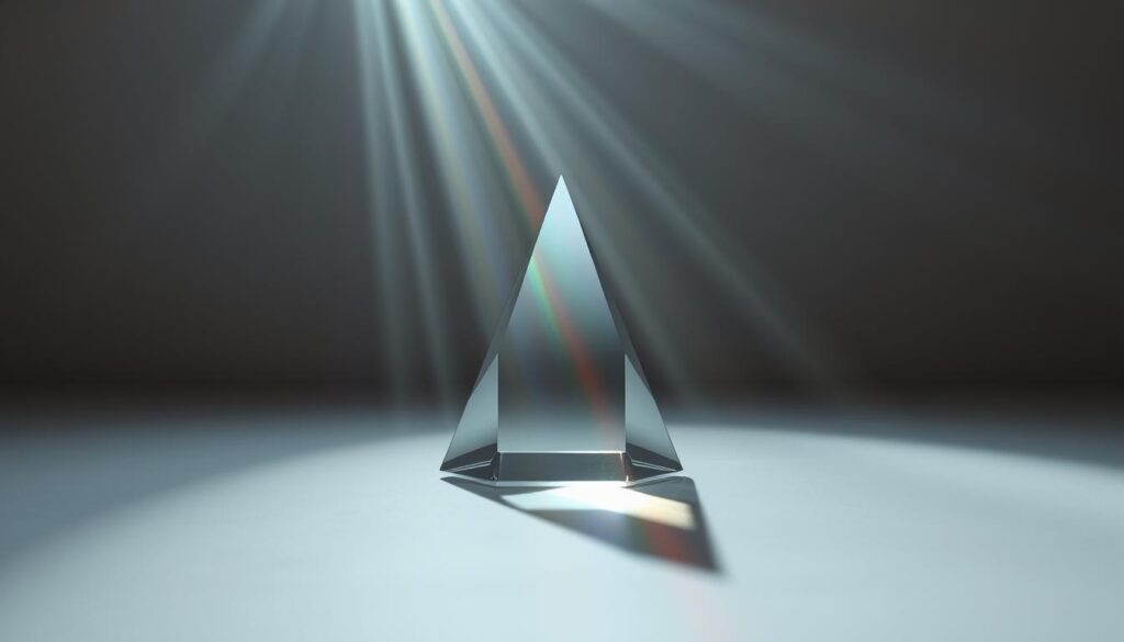 A glass prism refracting beams of light, casting a spectrum of colors onto a smooth, reflective surface. The prism is positioned in a dimly lit, minimalist room, with soft shadows and a sense of depth and balance. The light rays appear to dance and shift, symbolizing the complex and nuanced nature of transparency in artificial intelligence. The overall mood is one of contemplation and wonder, inviting the viewer to ponder the interplay between transparency, technology, and the human experience. A glass prism refracting beams of light, casting a spectrum of colors onto a smooth, reflective surface. The prism is positioned in a dimly lit, minimalist room, with soft shadows and a sense of depth and balance. The light rays appear to dance and shift, symbolizing the complex and nuanced nature of transparency in artificial intelligence. The overall mood is one of contemplation and wonder, inviting the viewer to ponder the interplay between transparency, technology, and the human experience.